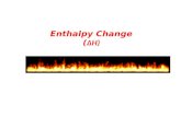 Enthalpy change