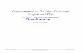 Recommendations: NT Commentaries (Gospels)