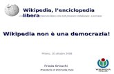 Wikipedia non e' una democrazia!