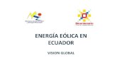 Energia Eolica Vision General Ecuador