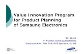 Kim DJ-Value Innovation Program for Samsung