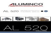 Alumico "AL 520 Aluminium window system with a thermal break"