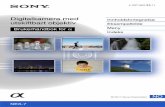 Sony NEX-7 brukerhåndbok (Norsk)