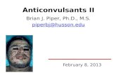 Anticonvulsants Part II