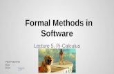 Formal methods   5 - Pi calculus