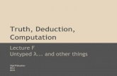 Truth, deduction, computation   lecture f