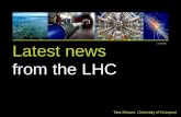 Tara Shears - Latest News from the LHC