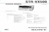 Amp Sony Str-Vx500
