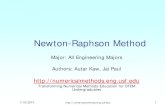 NEWTON-RAPHSON METHOD
