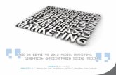 Marketing -  Media 2012