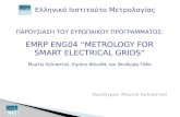 Παρουσίαση του Ευρωπαϊκού Προγράμματος EMRP ENG04 "METROLOGY FOR SMART ELECTRICAL GRIDS"