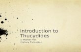 Thucydides introduction