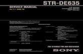 Sony STR-De635 Ver 1.1