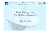 Jim Condon- Dark Energy and the Hubble Constant