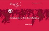 Introduzione al Civic Crowdfunding