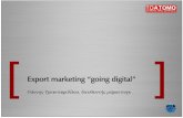 Export marketing “going digital”