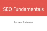 Seo Fundamentals for new businesses