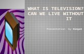 What is television.