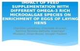 Impact of feed supplementation with different omega 3 rich