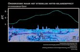 Onderzoek naar het stedelijk hitte-eilandeffect. Karel Van den Berghe