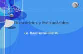 Disacáridos y Polisacáridos Lic. Raúl Hernández M.
