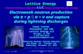 AUDIO- Larsen-Electroweak Neutron Production and Capture in Lightning Discharges-ANS San Diego Nov 14 2012