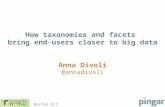 Anna Divoli (Pingar Research) "How taxonomies and facets bring end-users closer to big data" TAW2012