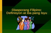 Diasporang  Filipino