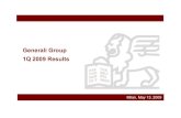 Generali Group 1Q 2009 Results