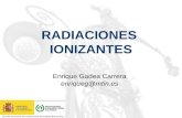 RADIACIONES IONIZANTES Enrique Gadea Carrera enriqueg@mtin.es.