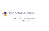 Patch Antenna Design