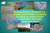 Ecosystems around us – Greek and Polish students leading to meaningful education through concept maps.