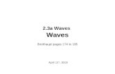 2.3a Waves Waves Breithaupt pages 174 to 185 April 11 th, 2010