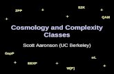 Cosmology and Complexity Classes Scott Aaronson (UC Berkeley) ZPP L GapP W[P] SZK QAM EEXP.
