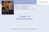 William L Masterton Cecile N. Hurley   Edward J. Neth University of Connecticut Chapter 18 Electrochemistry