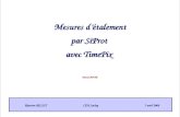 1 Mesures détalement Mesures détalement par SiProt avec TimePix CEA Saclay Réunion RESIST 7 avril 2008 David ATTIÉ