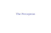 The Perceptron. Prehistory W.S. McCulloch & W. Pitts (1943). A logical calculus of the ideas immanent in nervous activity, Bulletin of Mathematical Biophysics,
