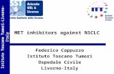 MET inhibitors against NSCLC Federico Cappuzzo Istituto Toscano Tumori Ospedale Civile Livorno-Italy Istituto Toscano Tumori-Livorno-Italy.