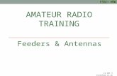 AMATEUR RADIO TRAINING Feeders & Antennas v1.101 © essexham.co.uk.