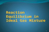 1. Subtopics 1.Chemical Potential in an Ideal Gas Mixture. 2.Ideal-Gas Reaction Equilibrium 3.Temperature Dependence of the Equilibrium Constant 4.Ideal-Gas.