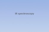 IR spectroscopy. Electromagnetic Radiation Radiation is absorbed & emitted in photons. The defining characteristic of a photon is that the energy is quantized,