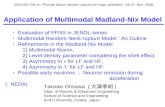 IAEA-ND CM on “Prompt fission neutron spectra of major actinides”, 24-27. Nov. 2008 Application of Multimodal Madland-Nix Model ・ Evaluation of PFNS in.