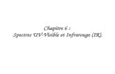 Chapitre 6 : Spectres UV-Visible et Infrarouge (IR).
