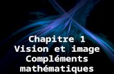 Chapitre 1 Vision et image Compléments mathématiques.