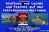 © Stossier 2006 Fettmetabolismus Einfluss von Leinöl und Fischöl auf den Fettsäurenmetabolismus Dr. Harald Stossier VIVA – Das Zentrum für MODERNE MAYR