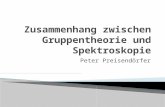 Peter Preisendörfer.  Irreduzible Darstellung (Beispiel)  Charaktertafeln  IR-Schwingungsspektroskopie  Auswahlregeln IR-Spektroskopie  Quellen.