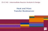 Heat and Mass Transfer Resistances