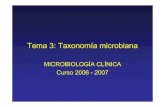 taxonomia microbiana