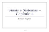Aula 17 Sinais e Sistemas – Capítulo 4 Simon Haykin.
