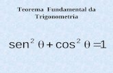 Teorema Fundamental da Trigonometria. Demonstração... )θ 1 cos sen 1 0 sen θ cos θ θ ·